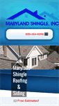 Mobile Screenshot of marylandshingle.com